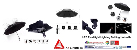 LED Flashlight Lighting Folding UB