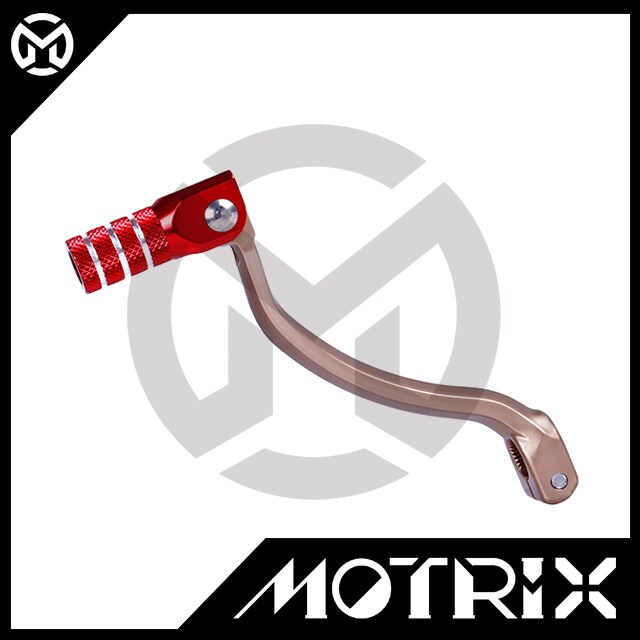Tusk Red Aluminum Shift Lever For Honda CR125R (1993-2007) – Adjustable & Foldable Gear Shifter