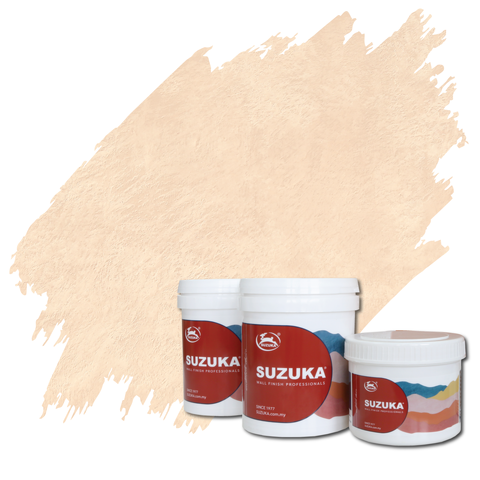 SUZUKA Strato Texture Paint SVL-417,  Limewash Effect Paint, Venetian Paint, Primer and Wax Top Coat included