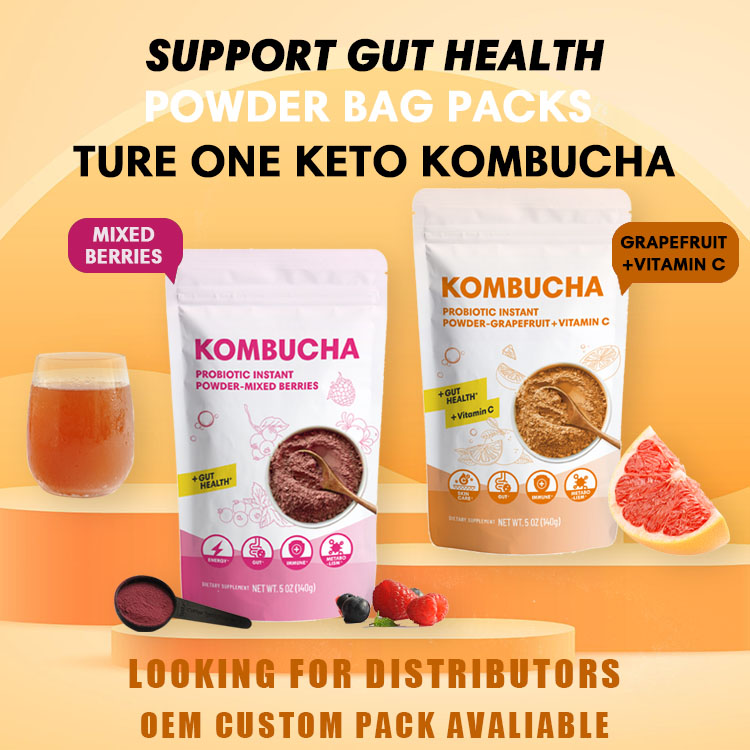 Mixed Berries And Grapefruit Vitamin C Two Flavors Probiotics Kombucha