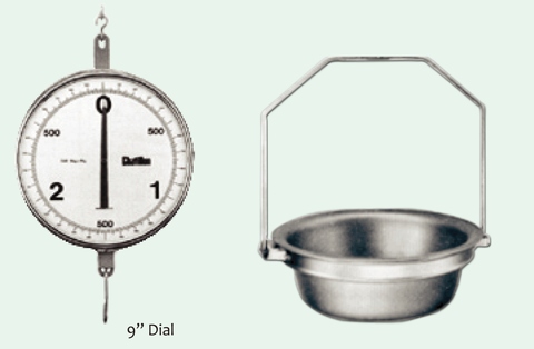 9” DIAL HANGING SCALES