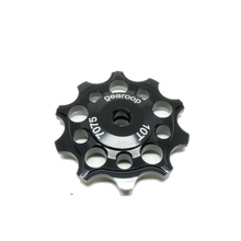 Gearoop 4.7mm 16t Eccentric Pulley Lower Black Aluminum7075 Full Ceramic Bearing