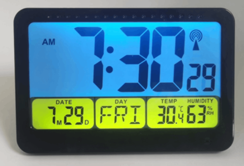 Big LCD Table Clock