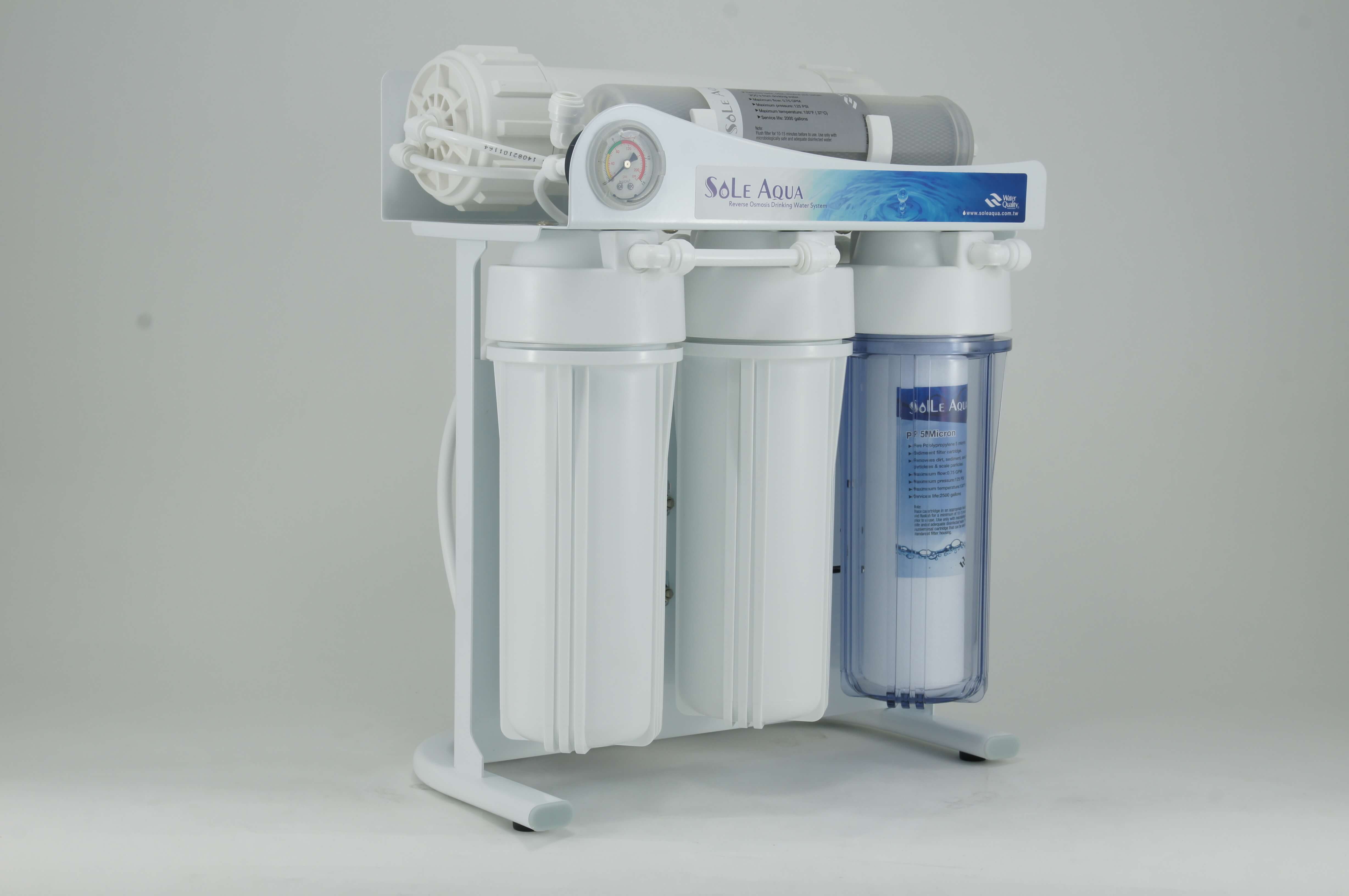 Taiwan Direct flow RO under sink reverse osmosis drinking water filter system SOLE AQUA CO., LTD.