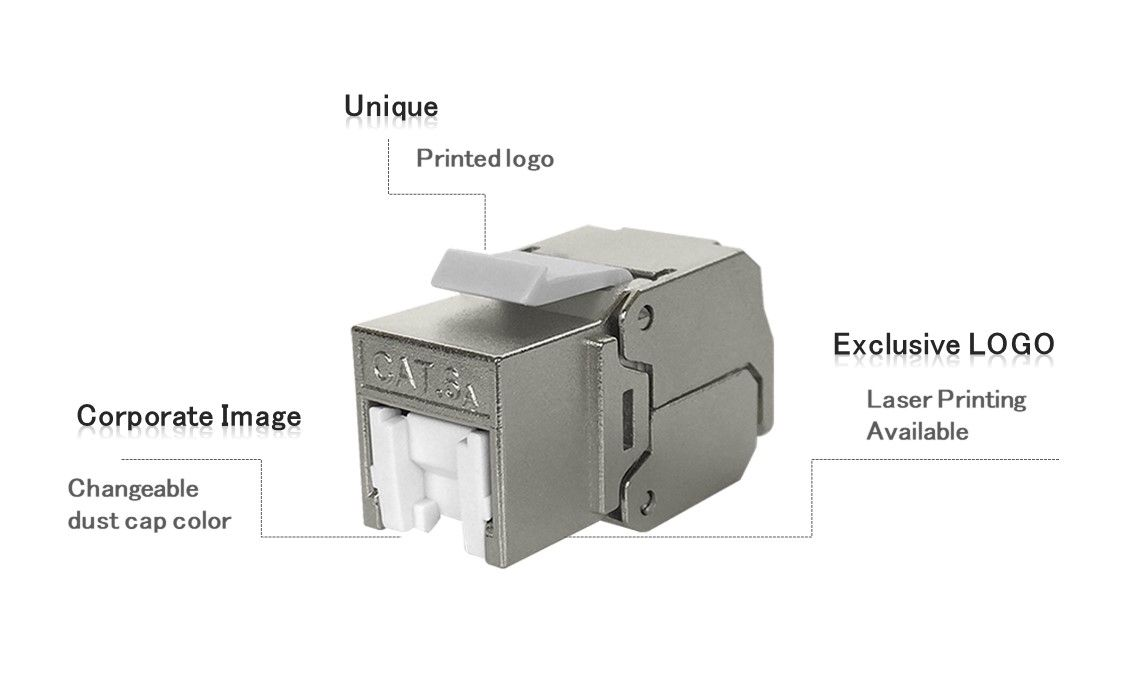 Category 6A STP RJ45 Keystone jack tool-free OEM Availability