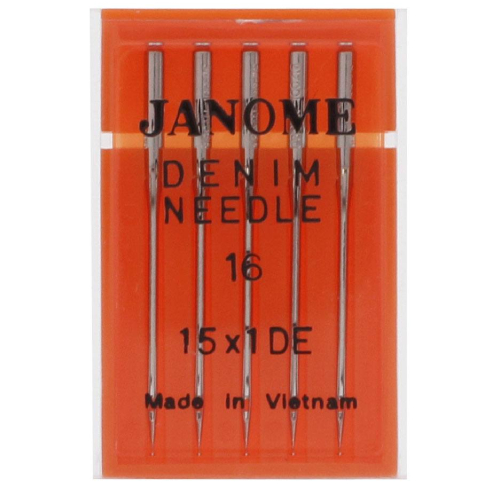 Denim Needles 15X 1DE 16 for Janome Brand 990416000A