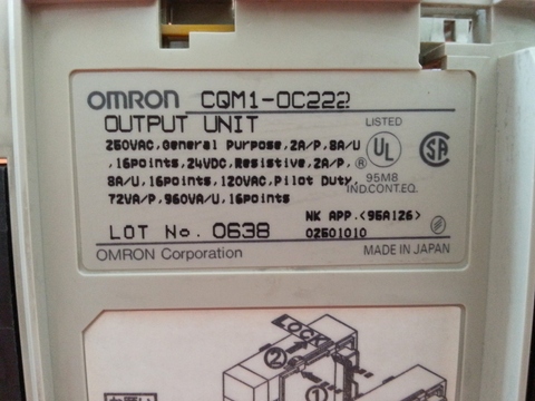 Omron CQM1-OC222 Output Module for sale online