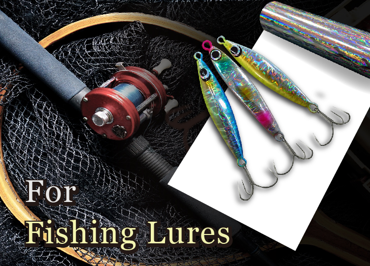 Hot stamping fishing lure holographic foil roll for fishing skins
