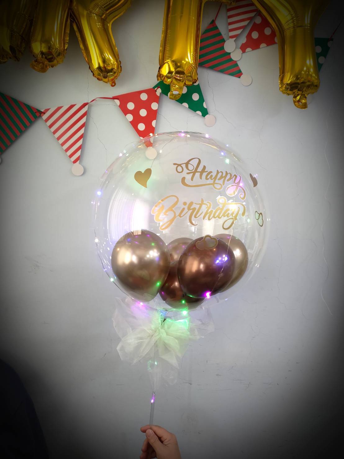 Balloons in balloon Deco Bubble Balloon