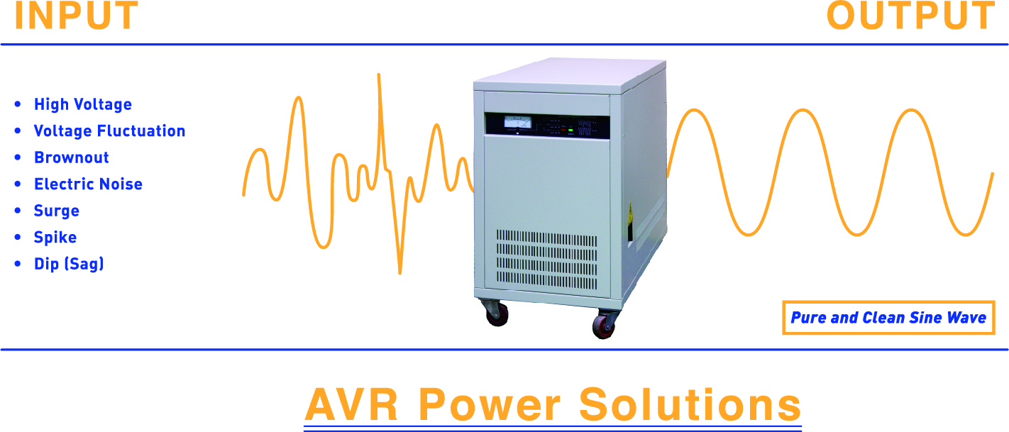 Servo Electronic Automatic Voltage Stabilizer Regulator (AVR)