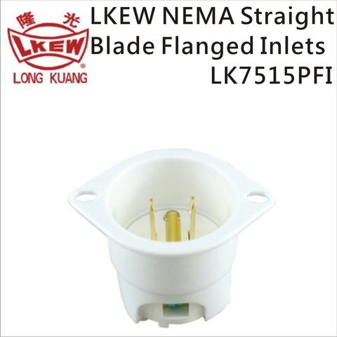 LKEW NEMA Straight Blade Flanged Inlets LK7515PFI(5-15)