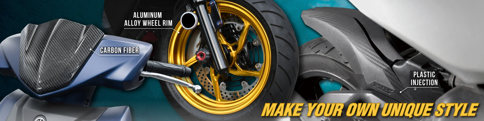 Custom Motorcycle Wheels - Yamaha XMAX 300 Wholesale Wheels For