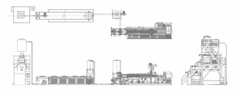 pvc compounding machine line