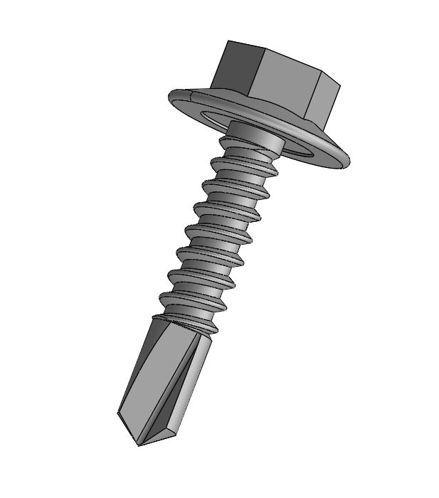 HEX FLANGE HEAD VALLEY FIXING FASTENERS