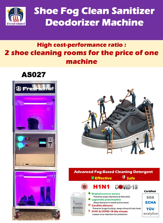Shoe Fog Clean Sanitizer Deodorizer Machine