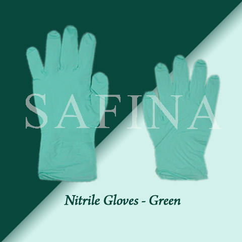Disposable Nitrile Gloves (Powdered \u0026 