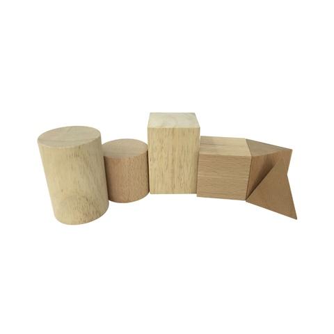 plain wooden shapes