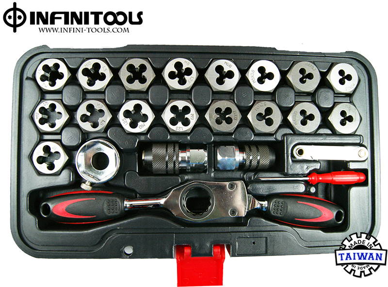 40piece Tap and Die Set (Ratcheting Tap Wrench)