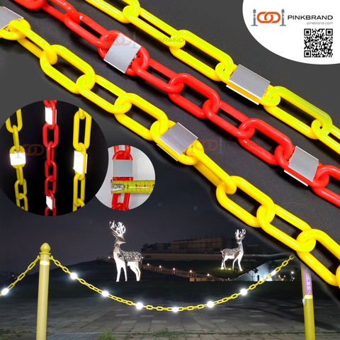 Reflective Plastic Barrier Chain