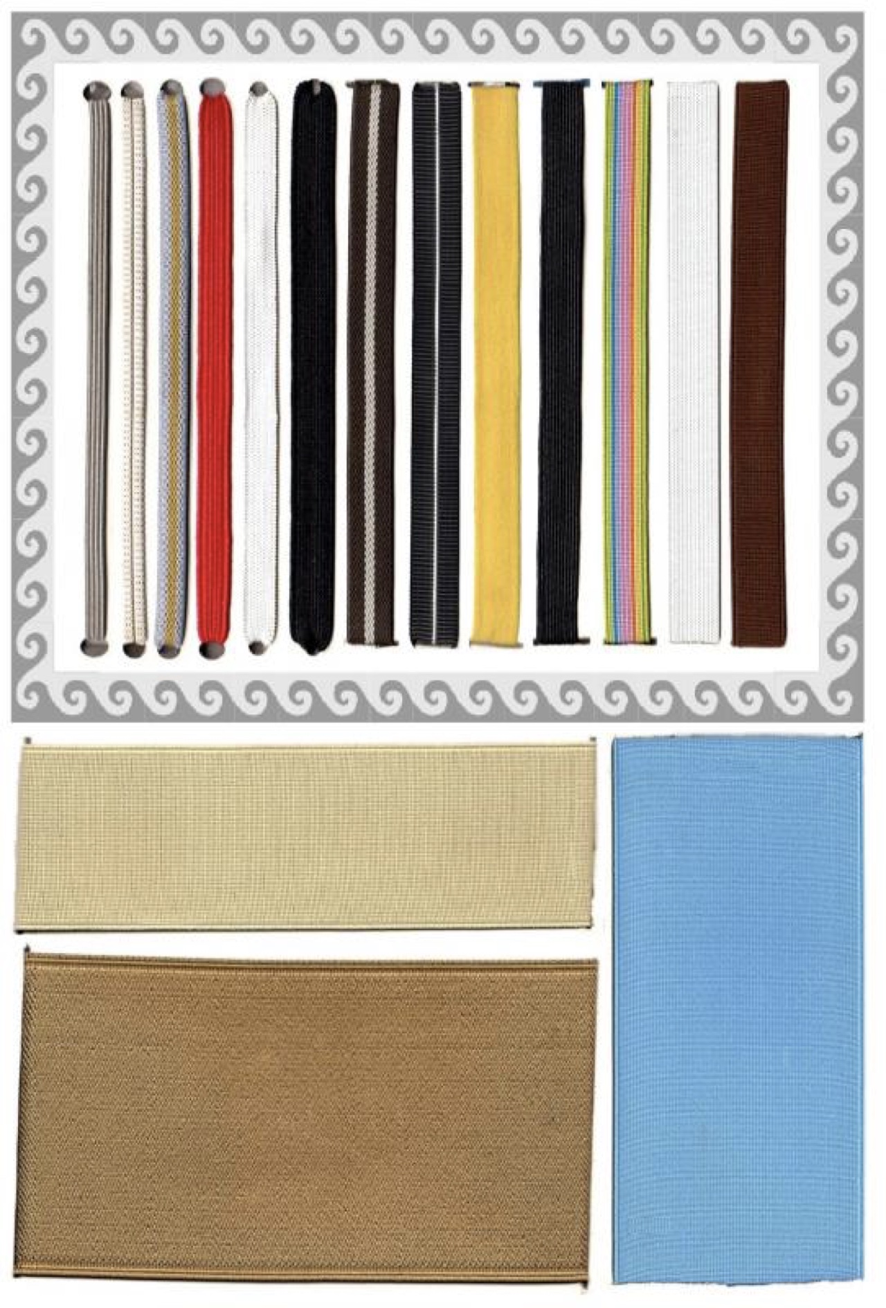 Flat Elastic Strap, Custom Elastic Strap