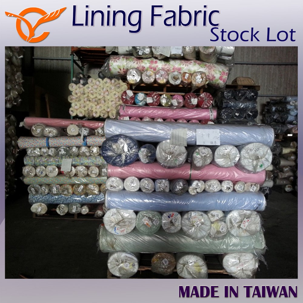 Nice Pattern Polyester Taffeta Lining Woven Fabric Stock Lots Taiwantrade