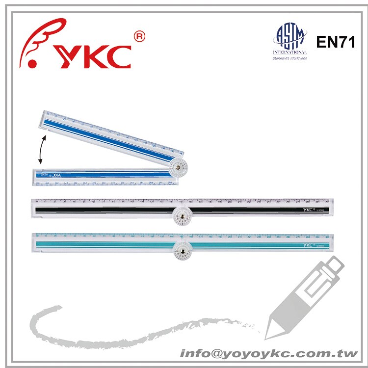 Plastic fold- able ruler+ Protractor | Taiwantrade