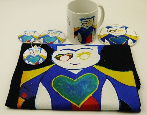 阳光彩虹面超人原创授权及衍生商品