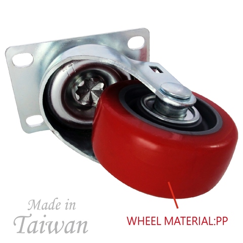 3 Inch PP Swivel Scaffolding Caster Plate Wheels | Taiwantrade.com