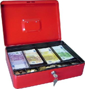 【SENS】Metal Cash Box With 2 Key