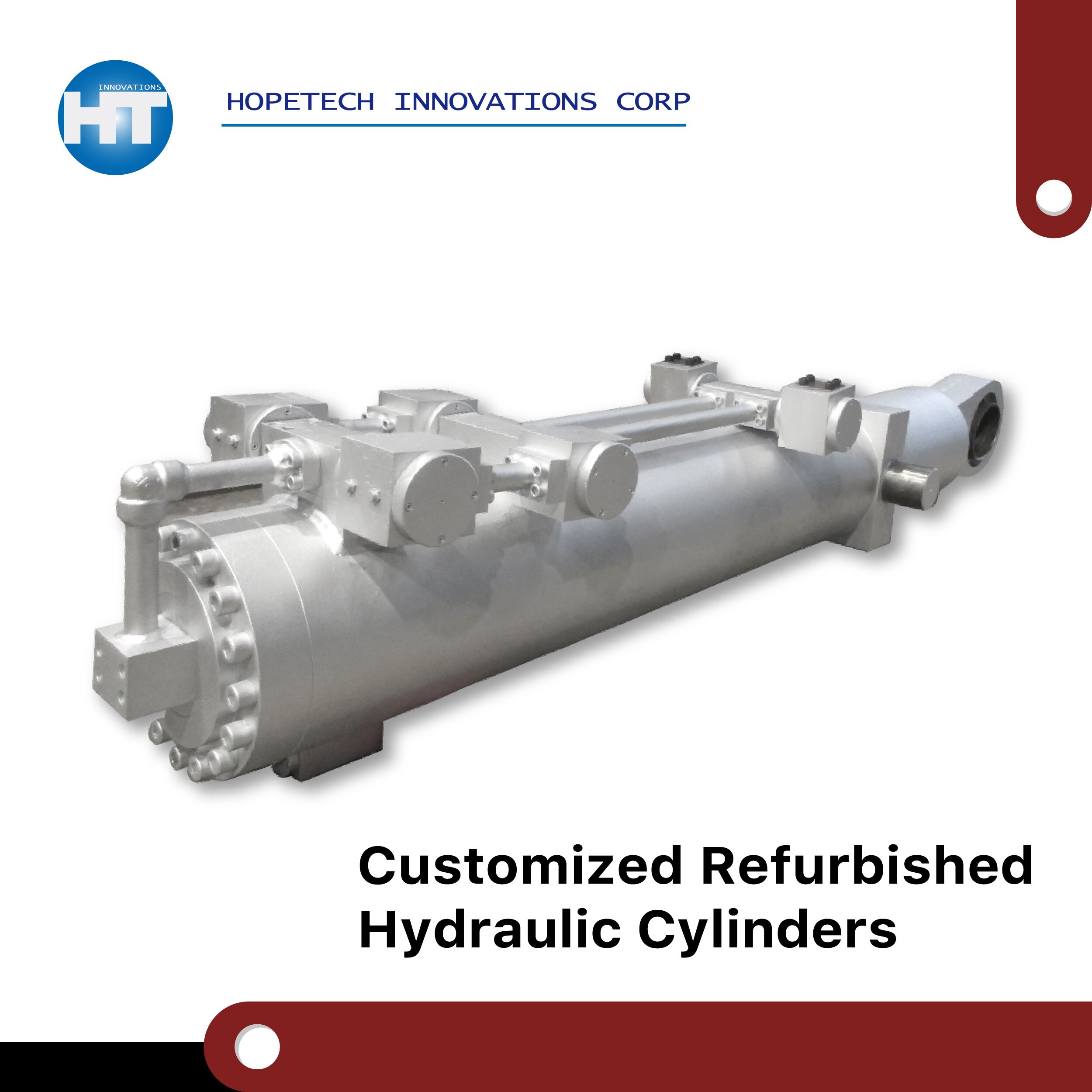 Custommade and Refurbished Hydraulic Cylinders of Various Types