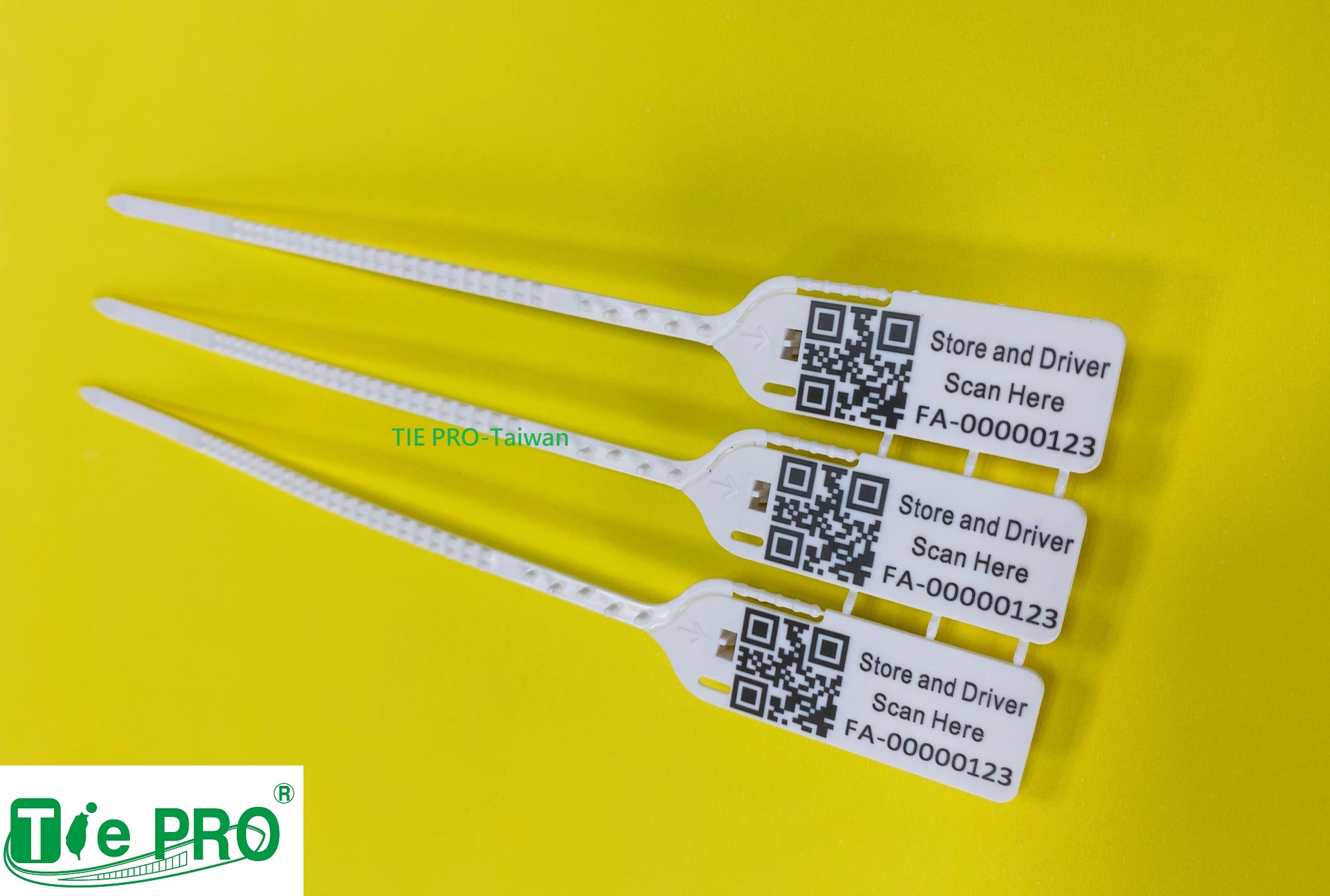 Security Cable Tie Seal Lock with easy tear off