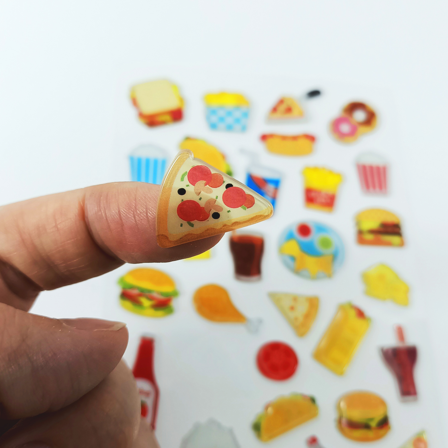 Cute design Jelly stickers for decorating notebooks