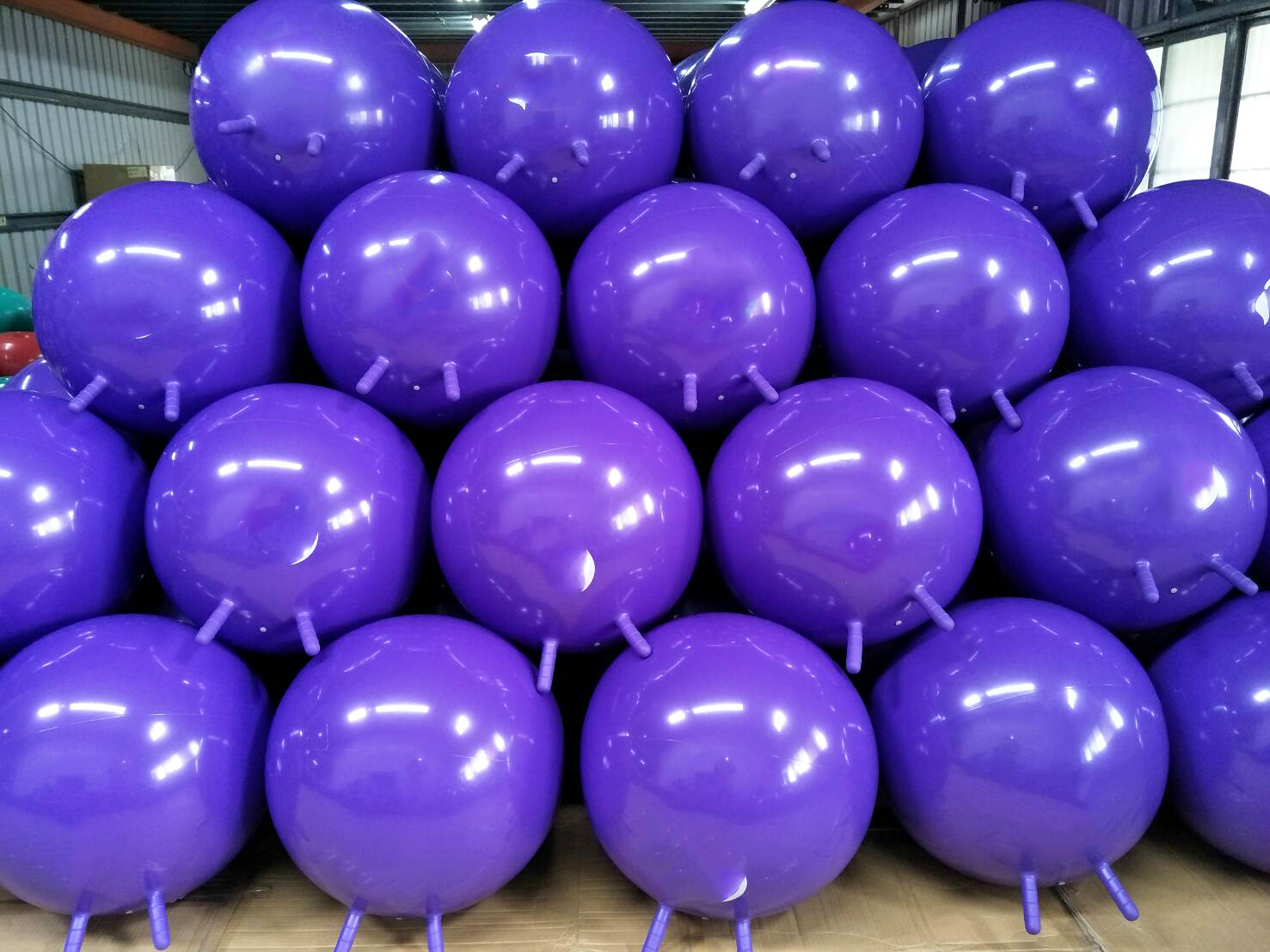 purple space hopper
