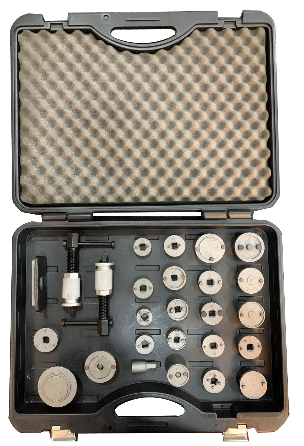 27 PCS BRAKE CALIPER WIND BACK TOOL KIT, DRIVE TYPE