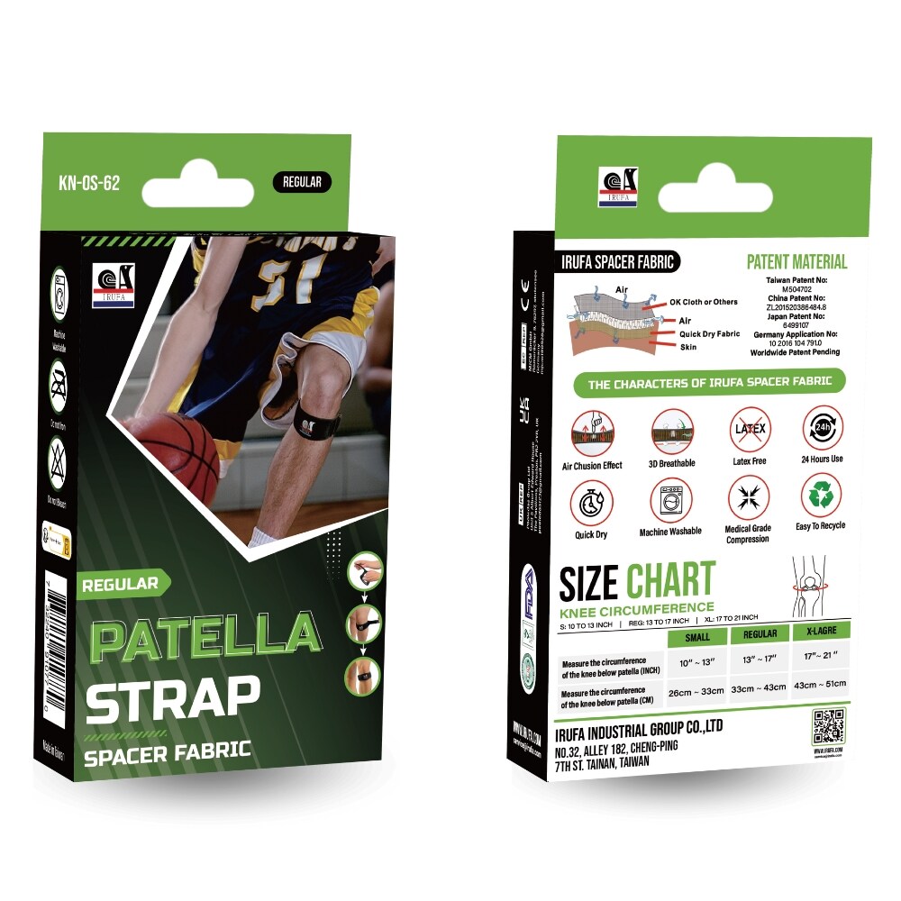 Osgood Schlatter Knee Strap for Patellar Tendonitis and Jumper's Knee