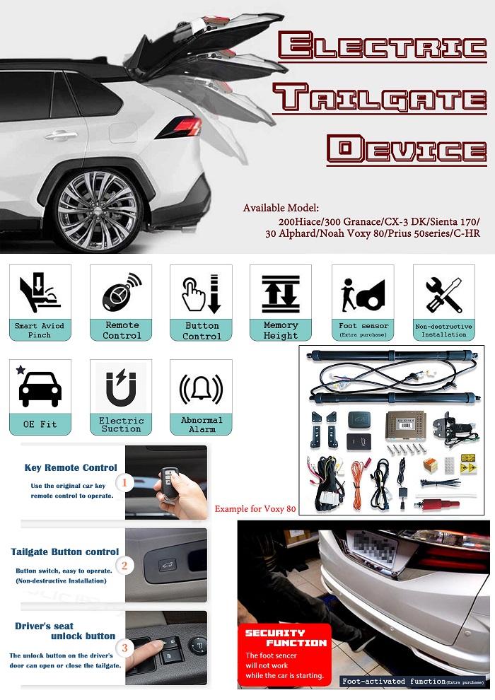 Electric Tailgate Device