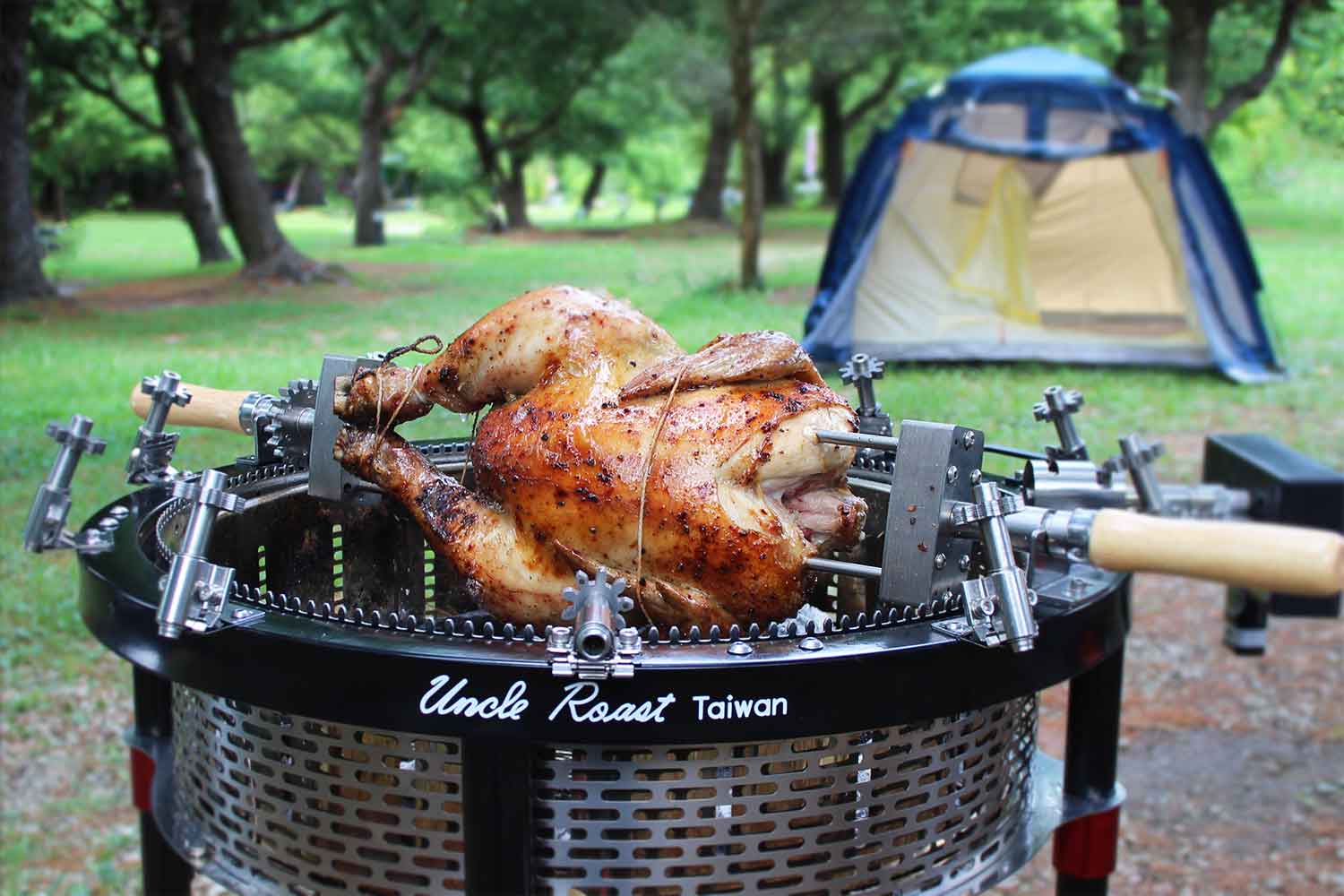 Automacic Rotating BBQ Charcoal Grill