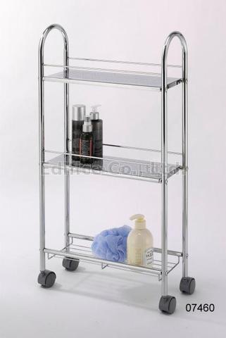 3- Tier Coating Slim Storage Cart