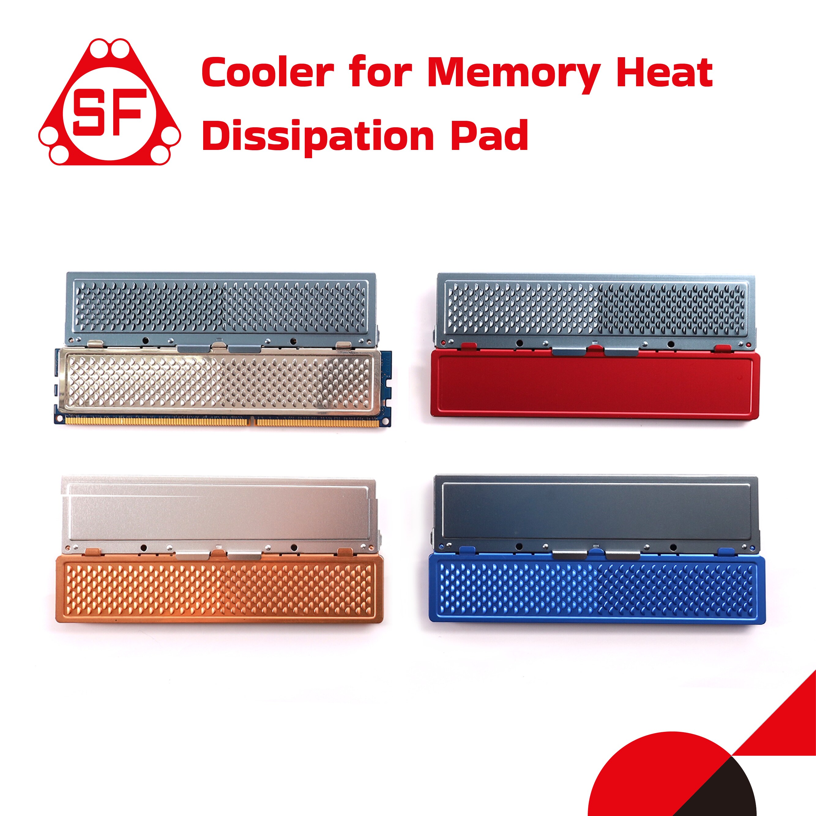 Customized OEM/ODM Aluminum RAM Heat Sink, Cooler for Memory Heat