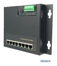 Industrial 8 ports Gigabit PoE Flat Switch