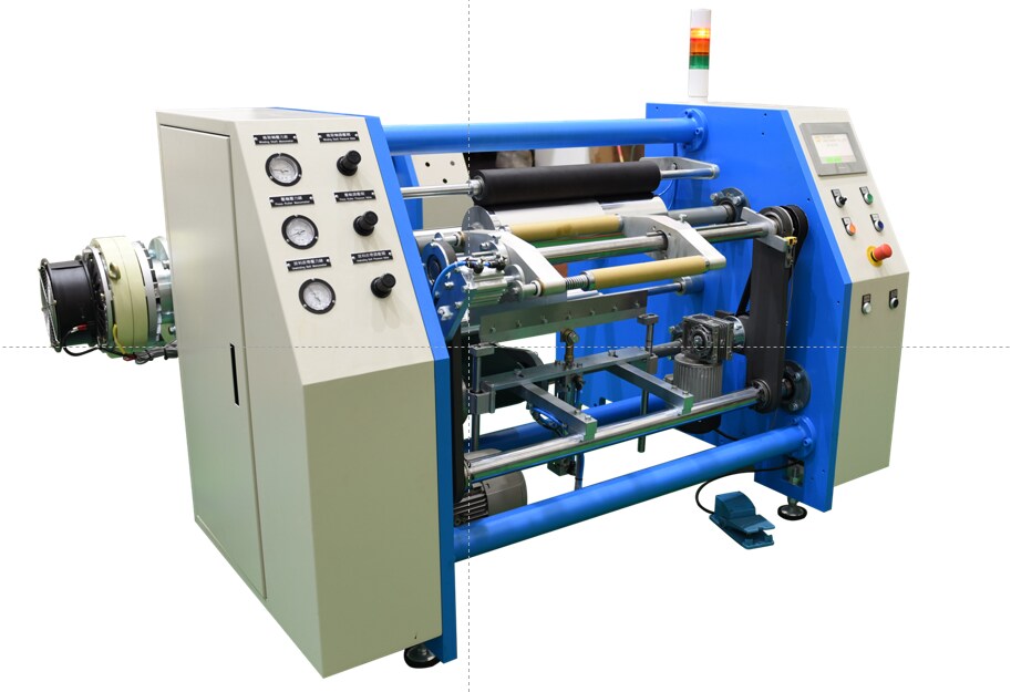 SemiAutomatic Aluminum Foil / Cling Film Rewinding Machine