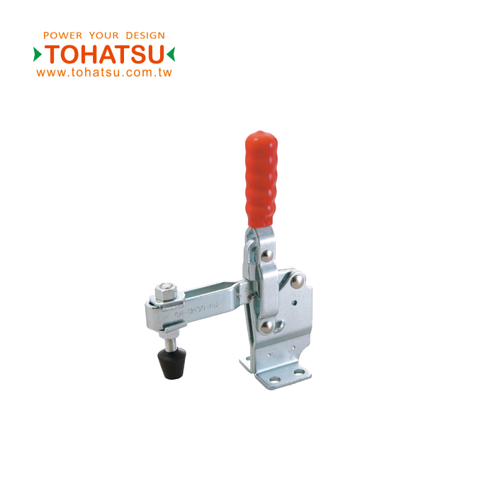Steel Vertical Toggle Clamp UBar with Flanged Base