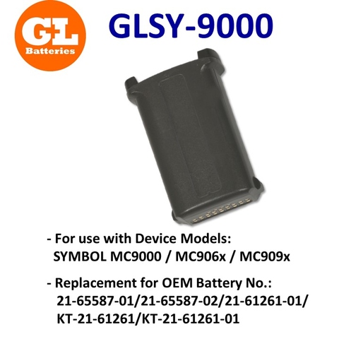 Li-ion Battery Packs for SYMBOL MC9000 Barcode Scanner