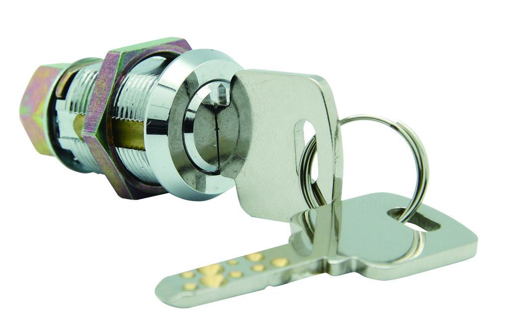 High security cam lock with 2 dimple keys