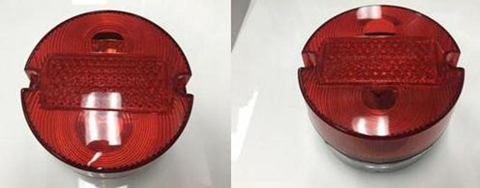 260-YM-2553EL SMALL TAIL LIGHT LENS ONLY E-MARK MZ