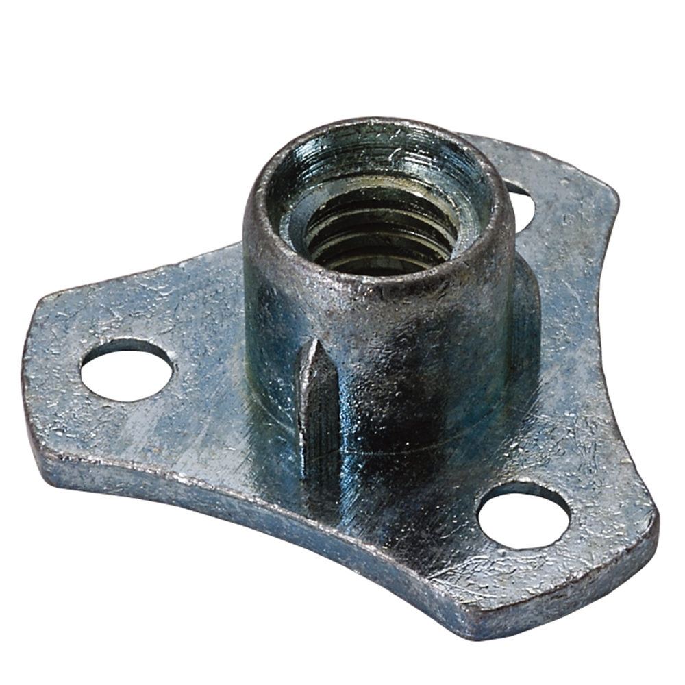 Zinc Alloy Wood Furniture Caster Nut/ Weld Nut/ Tee Nut | Taiwantrade.com