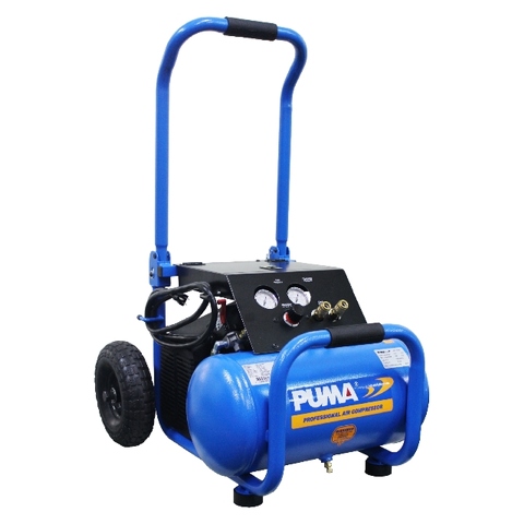 PUMA Oil-lube 2.5 HP, 5 Gallon, Direct Drive Wheeled Portable Air Compressor DP2505C