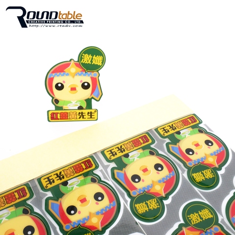 Newest Hot-melt Adhesive Laptop/Cell Phone Sticker with Spot UV 