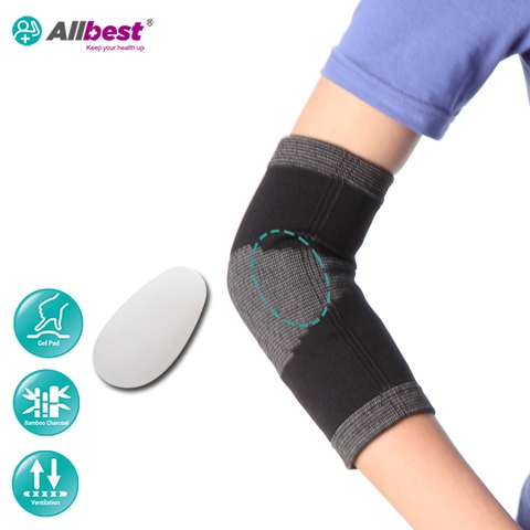 Bamboo Charcoal Elastic Elbow Support Brace