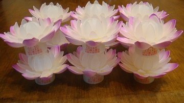 Led buddhism lotus